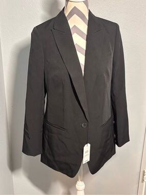 Express Black Single-Button Women's Blazer